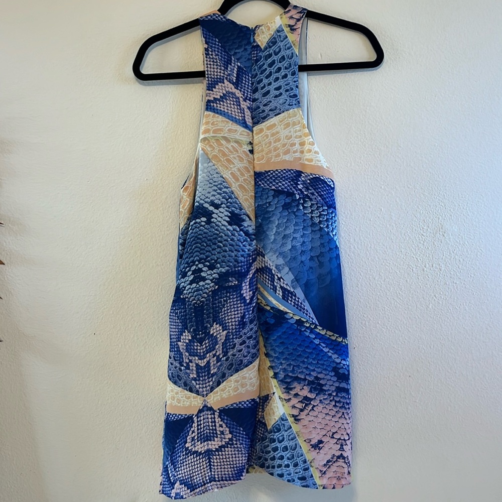 Fab’rik Multicolor Snakeprint Patchwork Sleeveles… - image 4